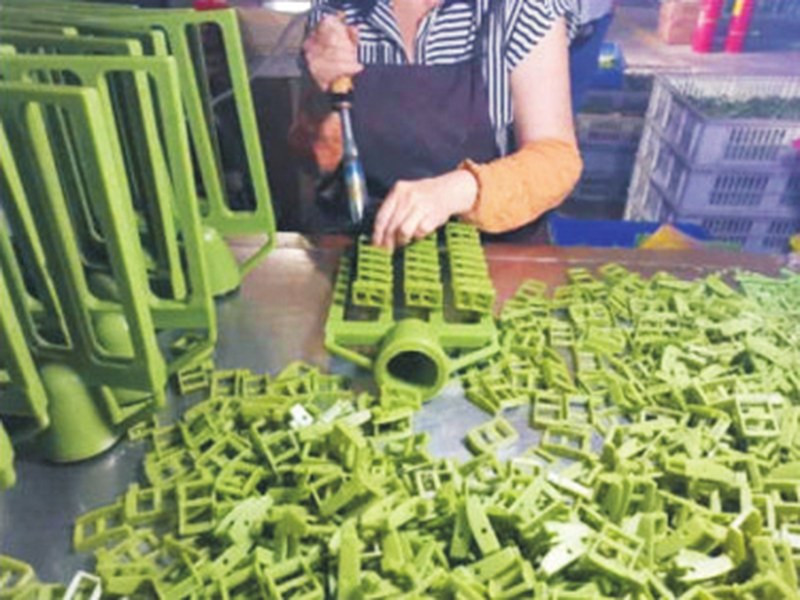 Wax tree used in pattern development
